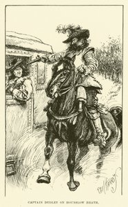 Kapten Dudley på Hounslow Heath (gravyr) av Paul Hardy