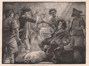 Fångst av Wolfe Tone AD 1798 av Paul Hardy