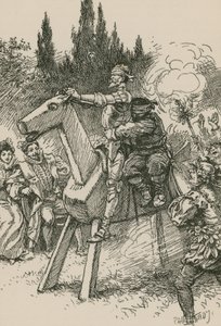 Don Quijote... började vrida på stiftet av Paul Hardy