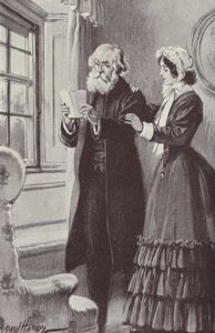 Illustration för Barchester Towers av Anthony Trollope av Paul Hardy
