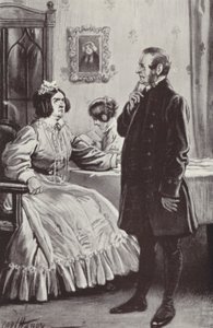 Illustration för Barchester Towers av Anthony Trollope av Paul Hardy