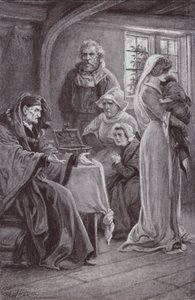 Illustration för Klostret och härden av Charles Reade av Paul Hardy