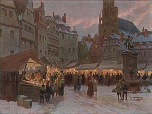 Julmarknad av Paul Hey