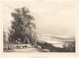 Terrassen i Saint-Cloud av Paul Huet