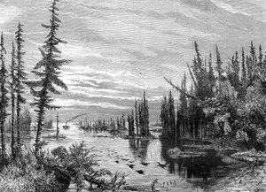 Regionen Thousand Islands, Ontario, Kanada, 1800-talet.