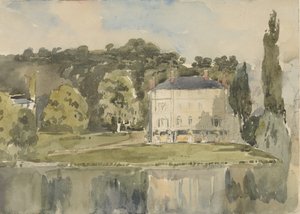 Utsikt över slottet i Folembray, ca. 1831.