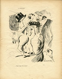Illustration av Paul Iribe (1883-1935) i Vildanden av Paul Iribe