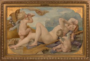 Cybele och amfitrit, 1859. av Paul Jacques Aimé Baudry