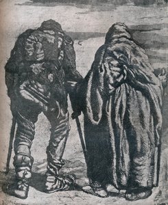 Vagrants, c1800-talet, 1924 av Paul Joseph Blanc