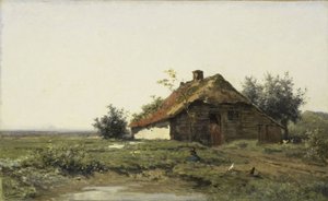 Gård på öppna fält