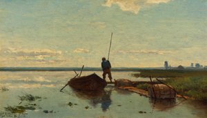 Polderlandskap av Paul Joseph Constantin Gabriel