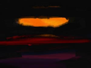 Mal of Moher, 2024 (digital konst) av Paul Kempton