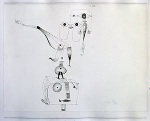 バランスの気まぐれ (デッサン、20 世紀)スウェーデン語 av Paul Klee