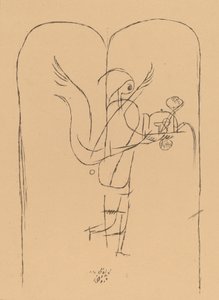 Ett geni serverar en liten frukost Ett geni serverar en liten frukost, 1920. av Paul Klee