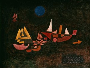 Fartygens avgång av Paul Klee