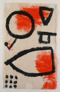 Alea Jacta (Döden är kastad) av Paul Klee