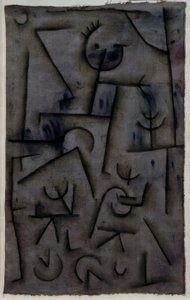 Bacchanal i rött vin av Paul Klee