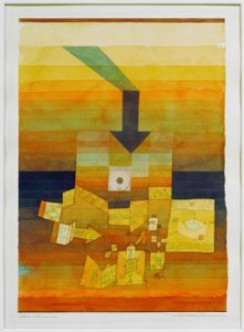 Berörd plats av Paul Klee