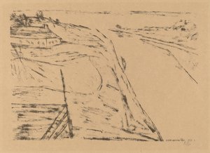 Utsikt över en flod, 1912. av Paul Klee