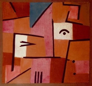 Utsikt från röd färg av Paul Klee