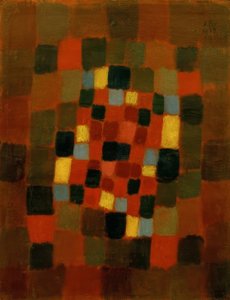 Färgglad säng av Paul Klee