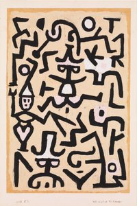 Komikers handsedel av Paul Klee