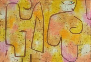Dam och mode. 1938 av Paul Klee