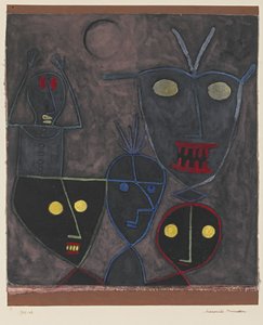 Demoniska dockor, 1929 av Paul Klee
