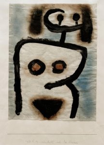 Ett ansikte också av kroppen av Paul Klee