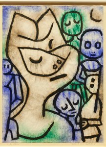 Uttryck av ett ansikte av Paul Klee