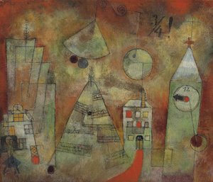 Fateful Hour vid kvart i tolv Fateful Hour vid kvart i tolv, 1922. av Paul Klee