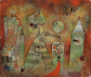Ödesdigra timme vid kvart i tolv; Ödesdigert timme kvart i tolv av Paul Klee