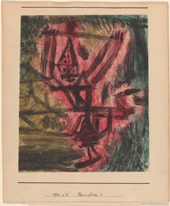 Feuer Clown I (Fire Clown) av Paul Klee