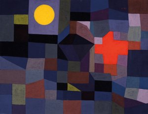 Eld vid fullmåne av Paul Klee