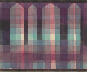 Fyra torn, 1923. av Paul Klee
