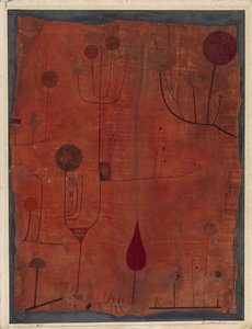 Frukter på rött, 1930. av Paul Klee