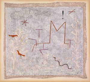 Trädgårdsporten K, 1932. av Paul Klee