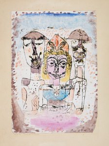 Grek och barbarer, 1920. av Paul Klee