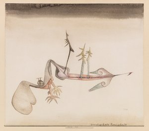 Ground Bewitched Landscape, 1924. av Paul Klee