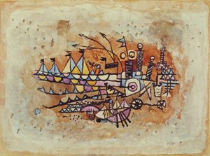 Hamnscenen av Paul Klee