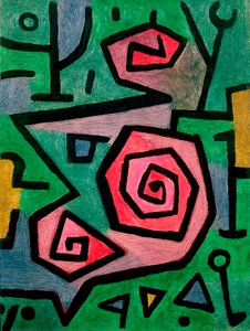 Heroiska rosor av Paul Klee