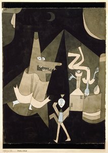 Hexen-scen av Paul Klee