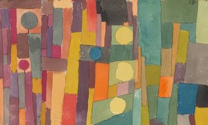 I stil med Kairouan, översatt till moderat. 1931 av Paul Klee