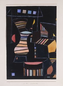 Konstgjord innergård av Paul Klee