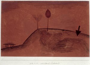 Landskap i eftersken av Paul Klee