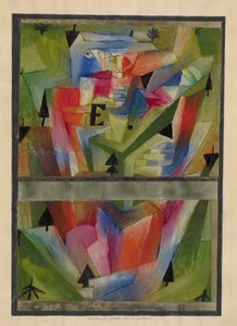 Landskap nära E. i Bayern, 1921. av Paul Klee