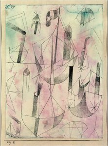 Liten ångbåtsfantasi av Paul Klee
