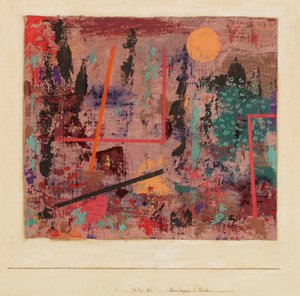 Trädgårdsbyggandet började, 1929. av Paul Klee
