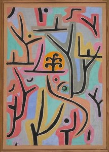 parken blockerades av L U. 1938, 129 (J 9) av Paul Klee