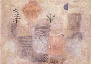 Parkera med den svala Crescent; Park mit dem kuhlen Halbmond av Paul Klee